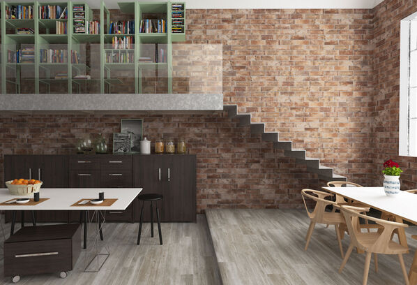 Del Conca Cantina im Format 10x30cm und der Farbe Rosso
