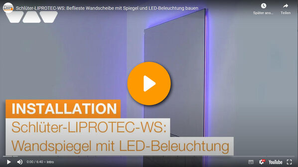 Schlüter Systems LIPROTEC-WS Video