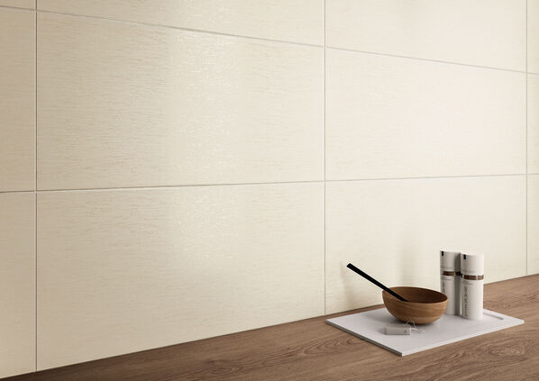Die Serie Villeroy & Boch Houston Wall in der Farbe Beige.