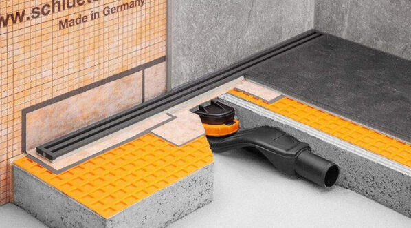 Schlüter Kerdi-Line-Vario Ablauf horizontal