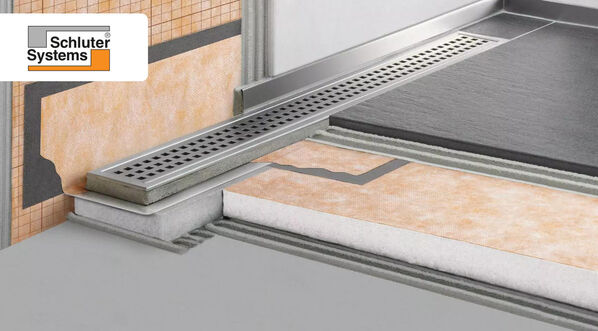 Schlüter Kerdi-Line Ablauf vertikal 