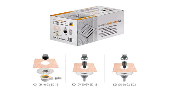 Schluter Systems Kerdi Drain Set