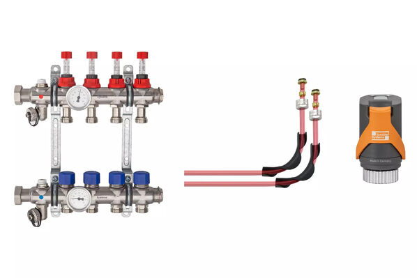 Anschlusspaket für Heizrohr 12 Ø mm