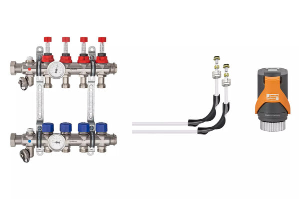 Anschlusspaket für Heizrohr 10 Ø mm