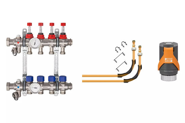 Anschlusspaket für Heizrohr 16 Ø mm