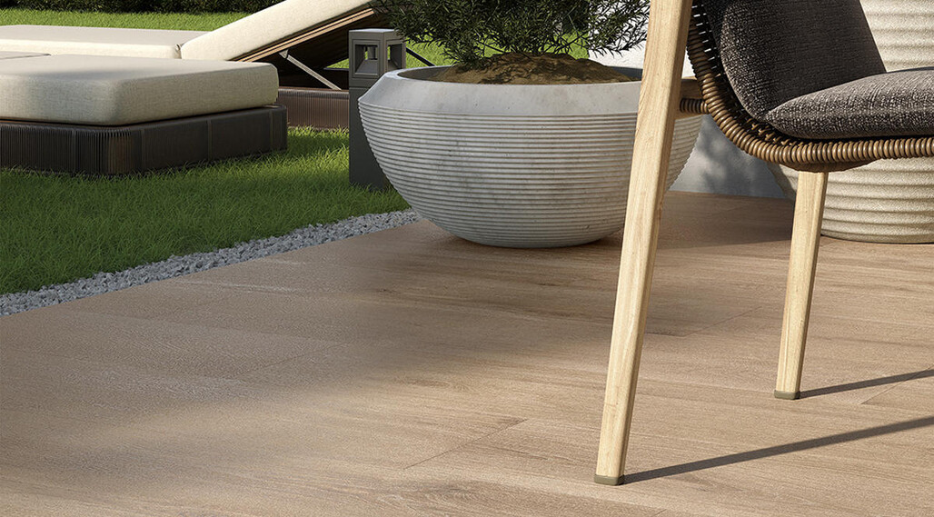 Imola Ceramica Elixir Outdoor Haselnussbraun 30x120