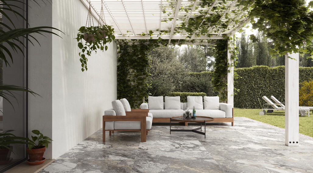 Imola Ceramica The Rock Outdoor Grey Invisible