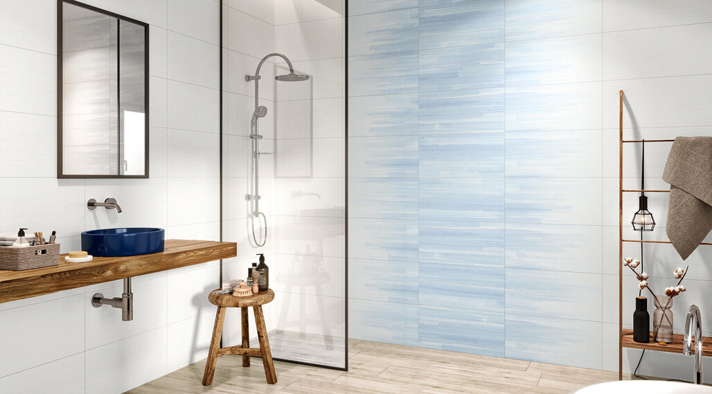 Steuler Fliesen Brush Nordisch Blau