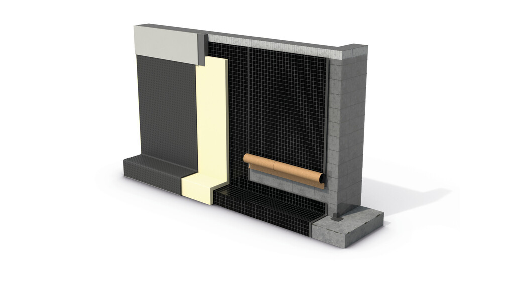 Bauwerksabdichtung (inkl. Radon- und Wärmeschutz) mit SoproThene®