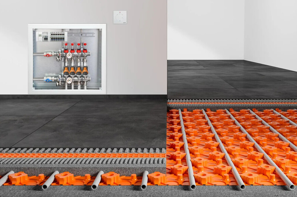 Schlüter Systems Konstruktionsaufbau Bekotec-Therm