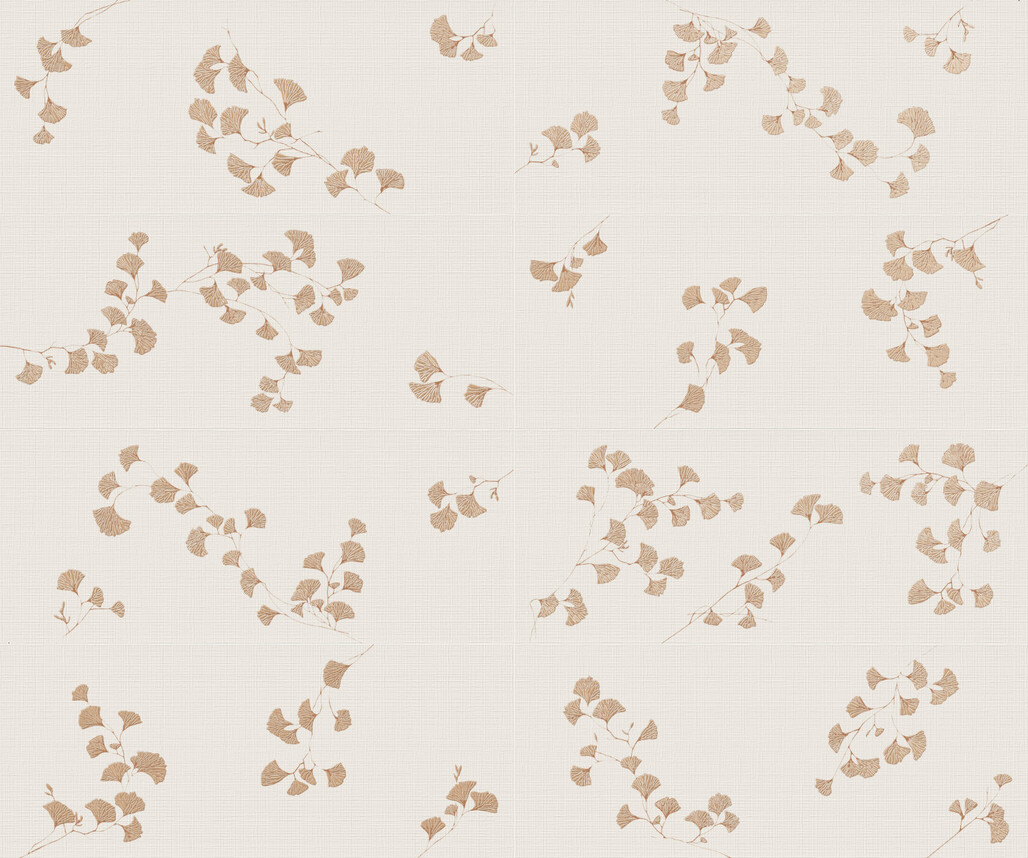 Marca Corona Lilysuite Biloba 50x120 cm Wandfliese Decori Biloba B Matt Eben Naturale I368 Prints