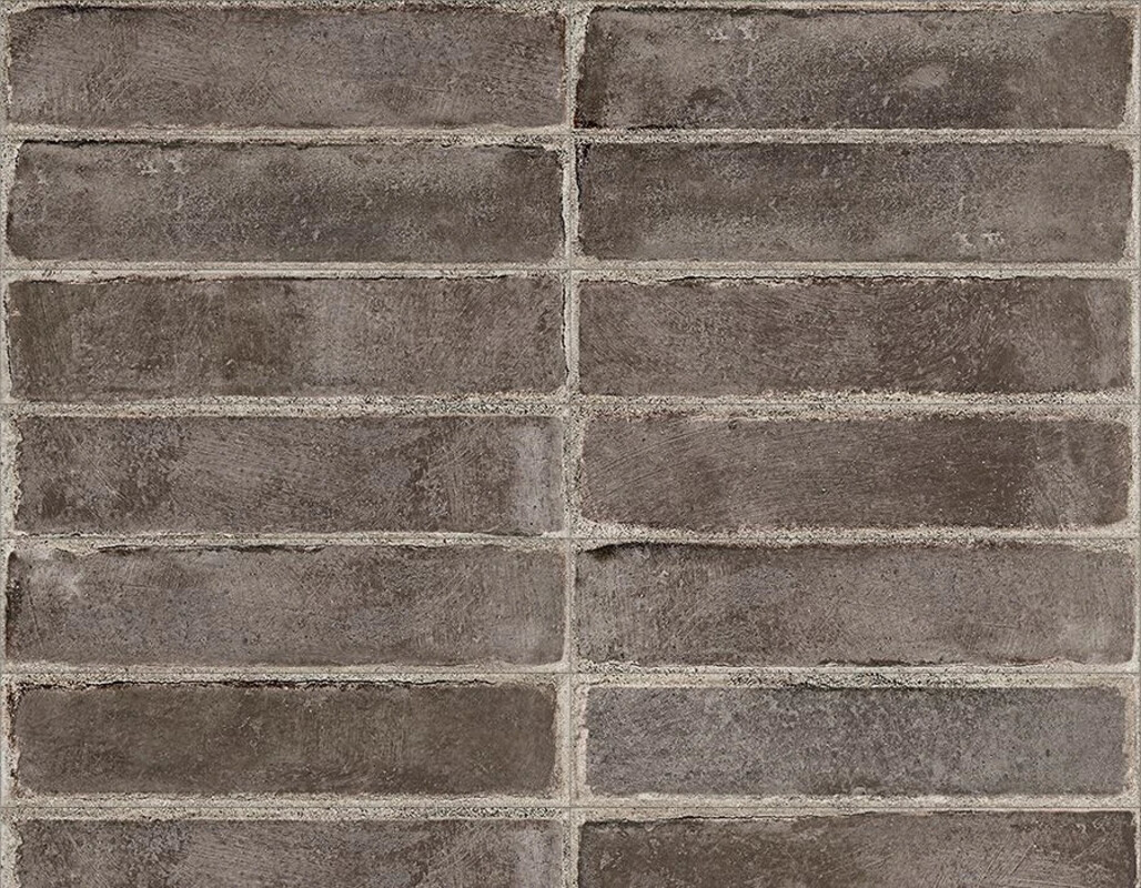 Sant Agostino Bit Moka 5x20 cm Bodenfliese / Wandfliese Matt Strukturiert Naturale CSABITMO05 Prints