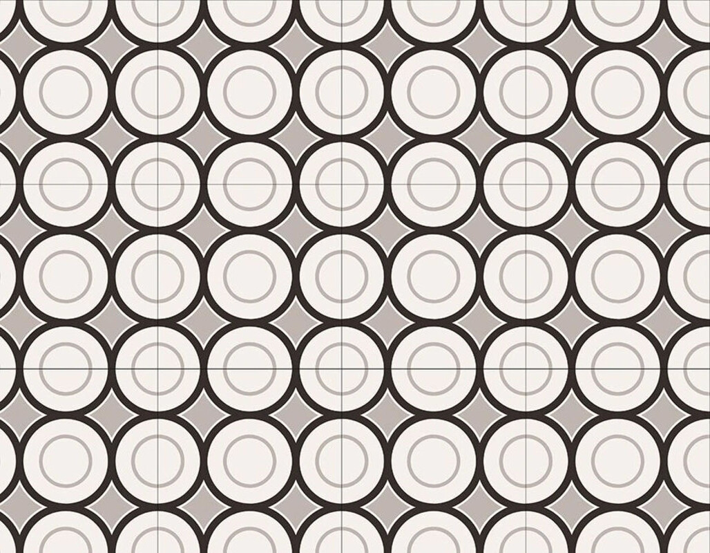 Sant Agostino Patchwork B W 05 20x20 cm Bodenfliese / Wandfliese Matt Eben Naturale CSAPBW0520 Prints