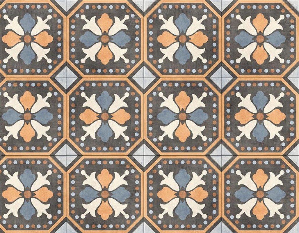 Sant Agostino Patchwork Colors 03 20x20 cm Bodenfliese / Wandfliese Matt Eben Naturale CSAPCO0320 Prints