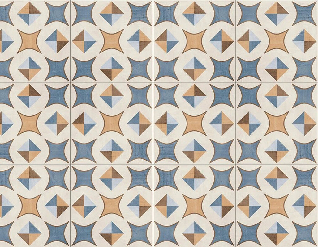 Sant Agostino Patchwork Colors 04 20x20 cm Bodenfliese / Wandfliese Matt Eben Naturale CSAPCO0420 Prints