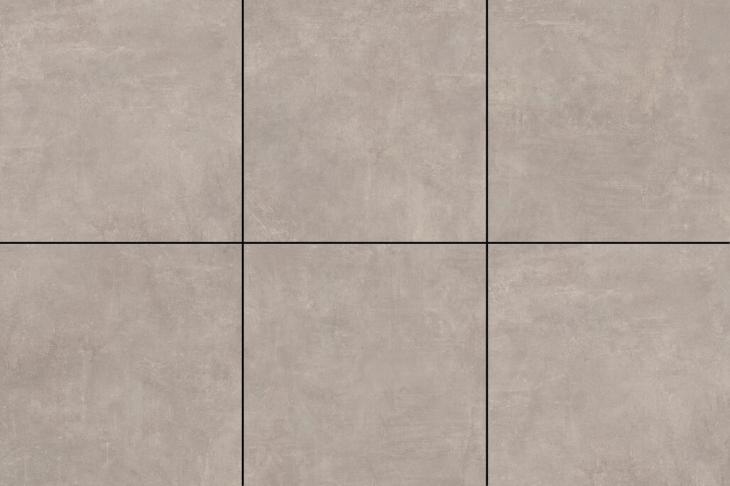ceramicvision Athena Beton Outdoor Taupe 60x60x2 cm Terrassenplatte 2cm Matt Strukturiert Naturale CV4000243 Prints
