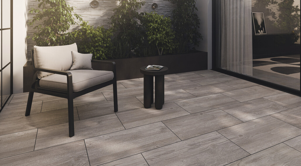 ceramicvision athena holz outdoor grau 40x80