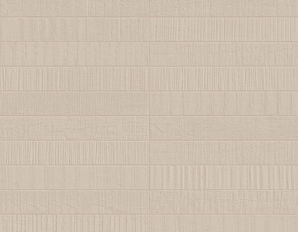 Sant Agostino Iki Wood Almond 5x30 cm Bodenfliese / Wandfliese Matt Strukturiert Naturale CSAIKWAL30 Prints