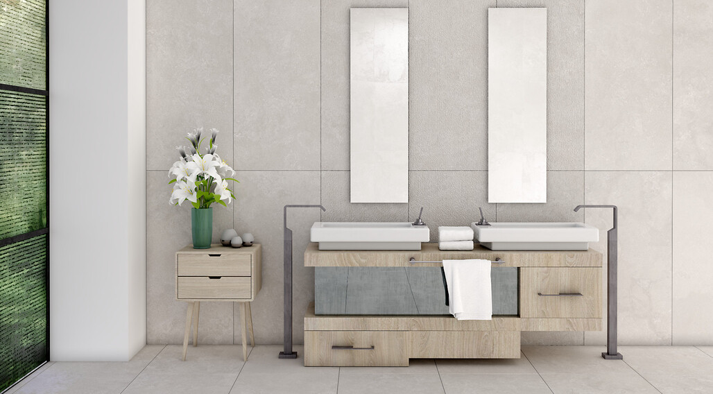 ceramicvision naturalis ivory strukturiert 60x120