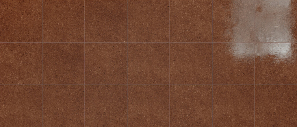Marca Corona Terrasale Rosso 20x20 cm Bodenfliese / Wandfliese Lacca Glänzend Eben Lucido K257 Prints