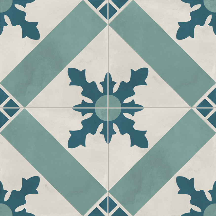 Marca Corona Terra.Art Oceano Cielo 20x20 cm Bodenfliese / Wandfliese Decor Cardinale Matt Eben Naturale I381 Prints