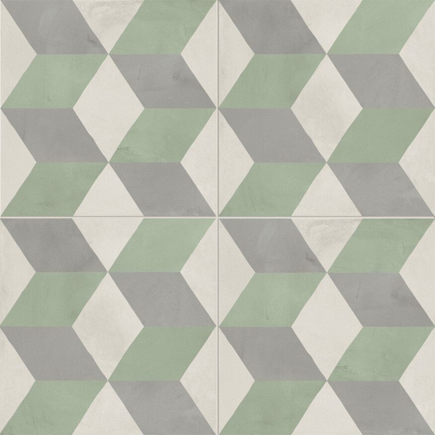 Marca Corona Terra.Art Sabbia Menta 20x20 cm Bodenfliese / Wandfliese Decor Cubo Matt Eben Naturale I392 Prints