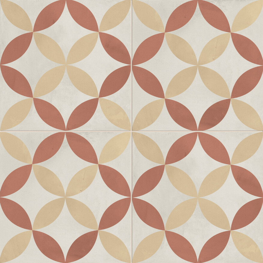 Marca Corona Terra.Art Tramonto Crema 20x20 cm Bodenfliese / Wandfliese Decor Astro Matt Eben Naturale I397 Prints
