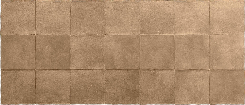 Marca Corona Terracreta Chamotte 20x20 cm Bodenfliese / Wandfliese Matt Eben Naturale J069 Prints