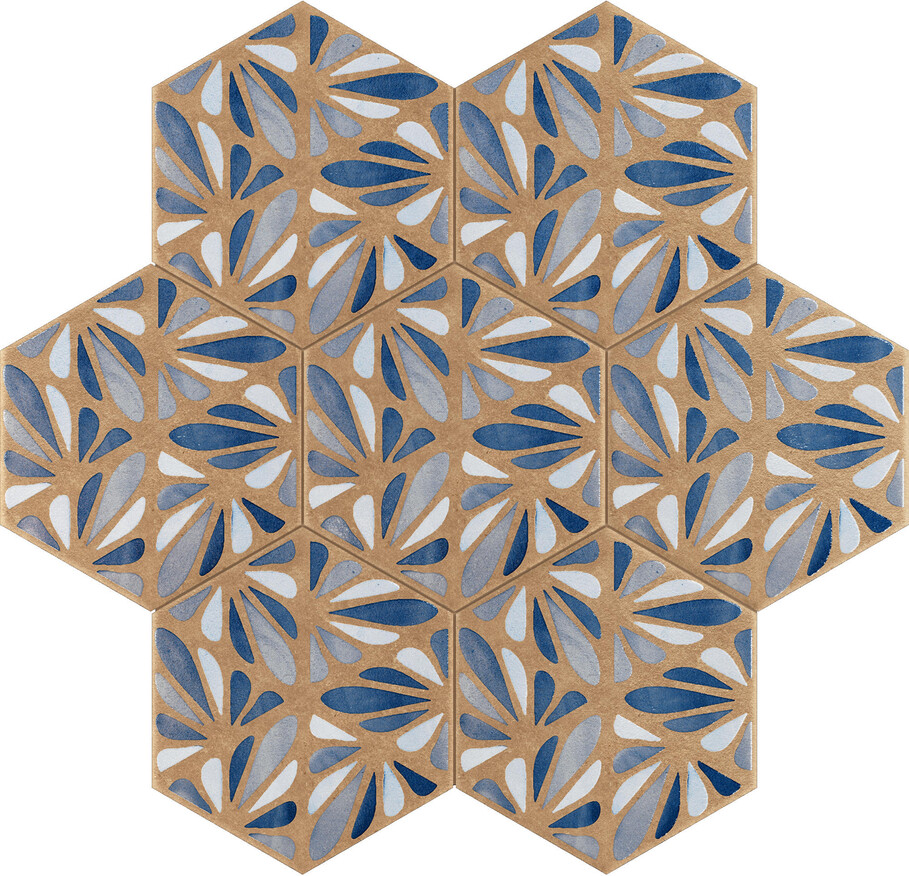 Marca Corona Terracreta Chamotte 21.6x25 cm Wandfliese Decori Dipinto Matt Eben Naturale J084 Prints