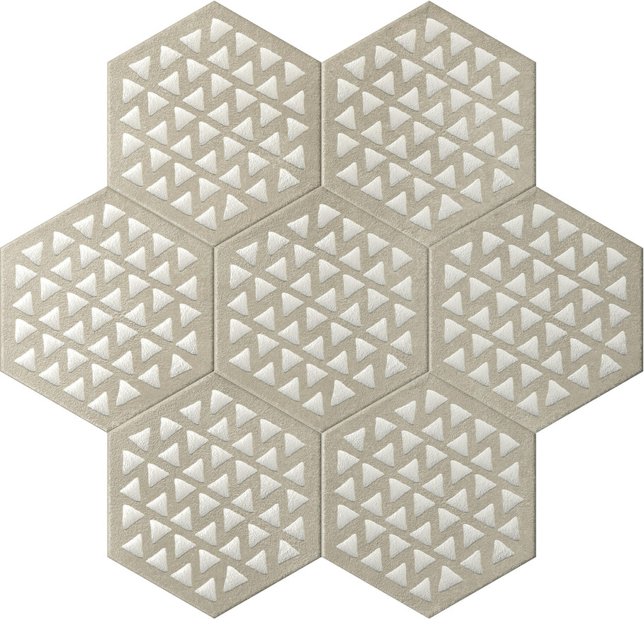 Marca Corona Terracreta Argilla 21.6x25 cm Bodenfliese / Wandfliese Intarsio Matt Eben Naturale J085 Prints