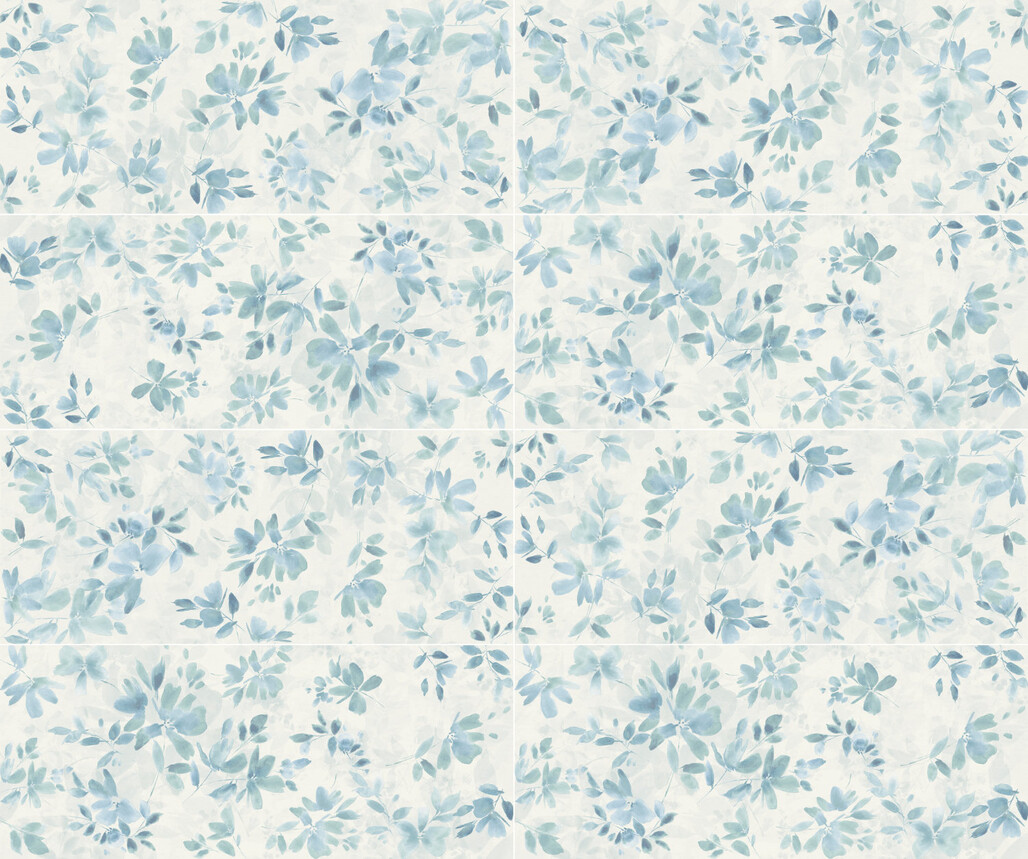 Marca Corona Mirabilia Mehrfarbig 50x120 cm Wandfliese Floral Clouds Matt Eben Naturale J139 Prints