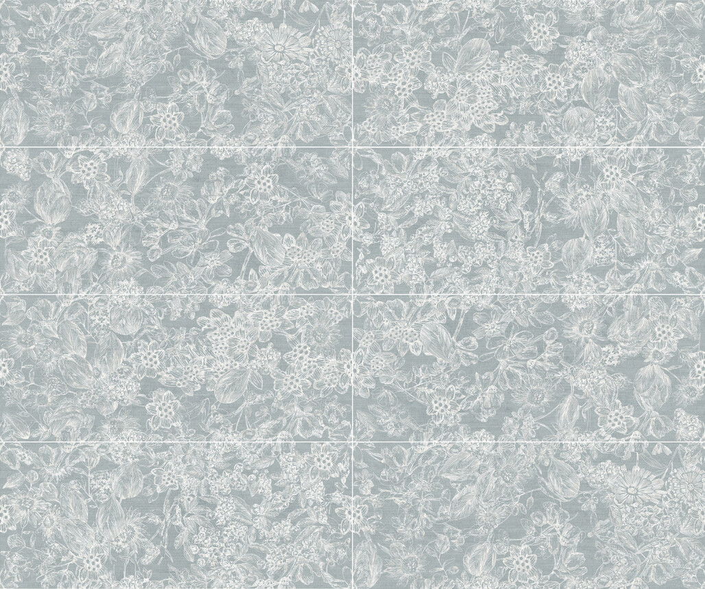 Marca Corona Mirabilia Mehrfarbig 50x120 cm Wandfliese Floral Bay Matt Eben Naturale J140 Prints