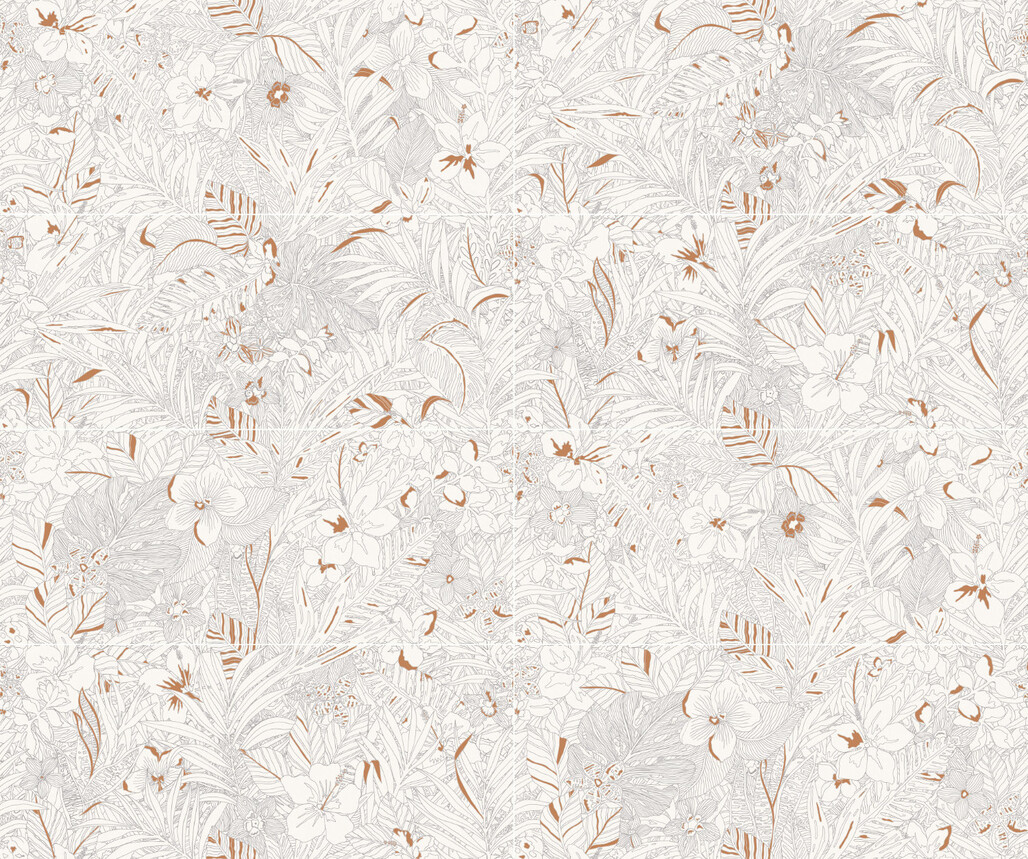 Marca Corona Mirabilia Mehrfarbig 50x120 cm Wandfliese Coral Jungle Matt Eben Naturale J144 Prints