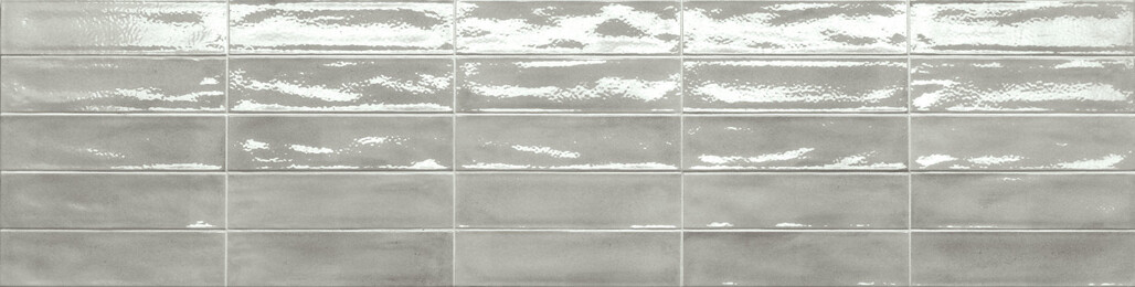 Marca Corona Multiforme Argento 7.5x30 cm Wandfliese Glänzend Strukturiert Lucido I853 Prints
