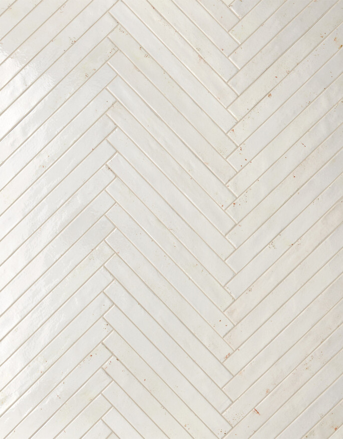 Ceramica Rondine Colors White 4.8x45 cm Bodenfliese / Wandfliese Brick Glänzend Strukturiert Naturale J92082 Prints