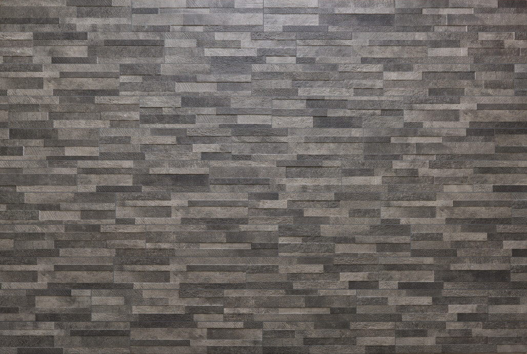 Ceramica Rondine Volcano 3D Dark 15x61 cm Wandfliese Matt Strukturiert Naturale J88899 Prints