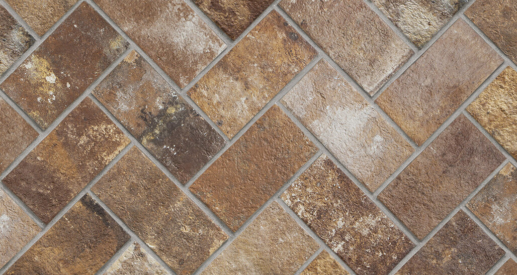 Ceramica Rondine London Sunset 13x25 cm Bodenfliese / Wandfliese Brick Matt Strukturiert Naturale J85943 Prints