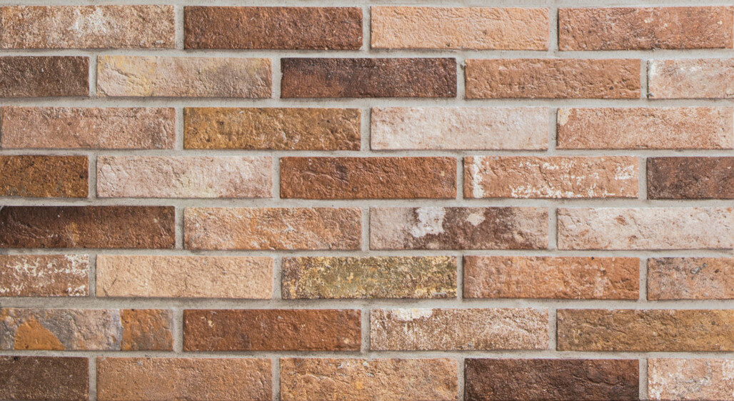 Ceramica Rondine Bristol Red 6x25 cm Bodenfliese / Wandfliese Brick Glänzend Strukturiert Naturale J85669 Prints