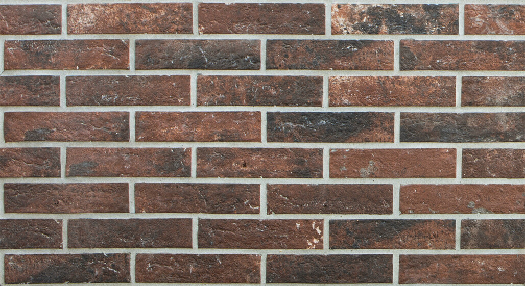 Ceramica Rondine Bristol Umber 6x25 cm Bodenfliese / Wandfliese Brick Glänzend Strukturiert Naturale J85671 Prints