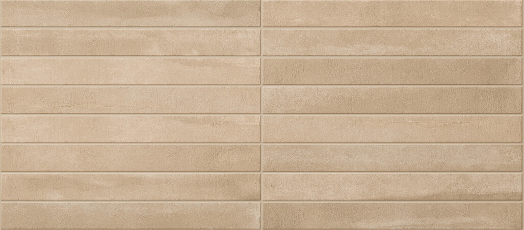 Ceramica Rondine Arenosa Beige 4.8x45 cm Bodenfliese / Wandfliese Brick Matt Strukturiert Naturale J93029 Prints