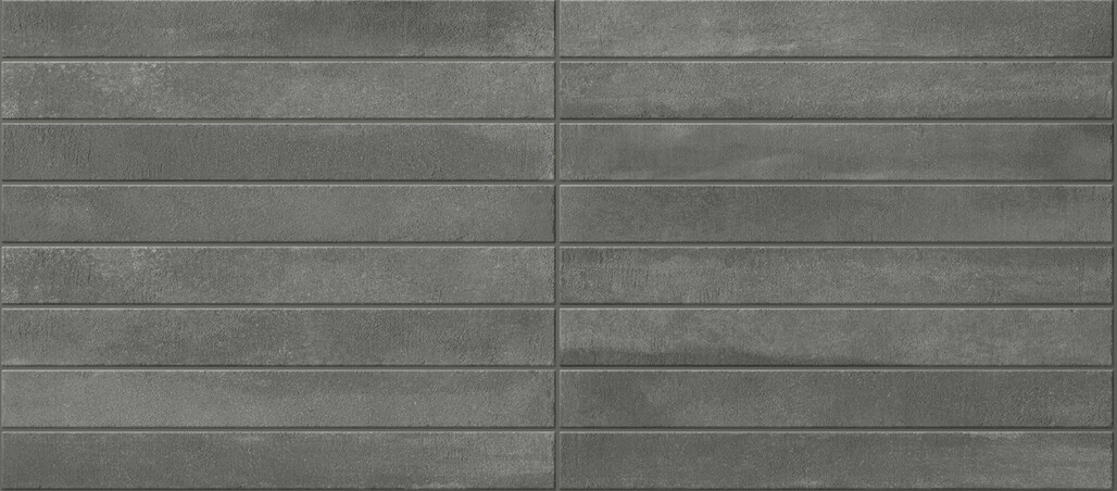 Ceramica Rondine Arenosa Dark Grey 4.8x45 cm Bodenfliese / Wandfliese Brick Matt Strukturiert Naturale J93033 Prints