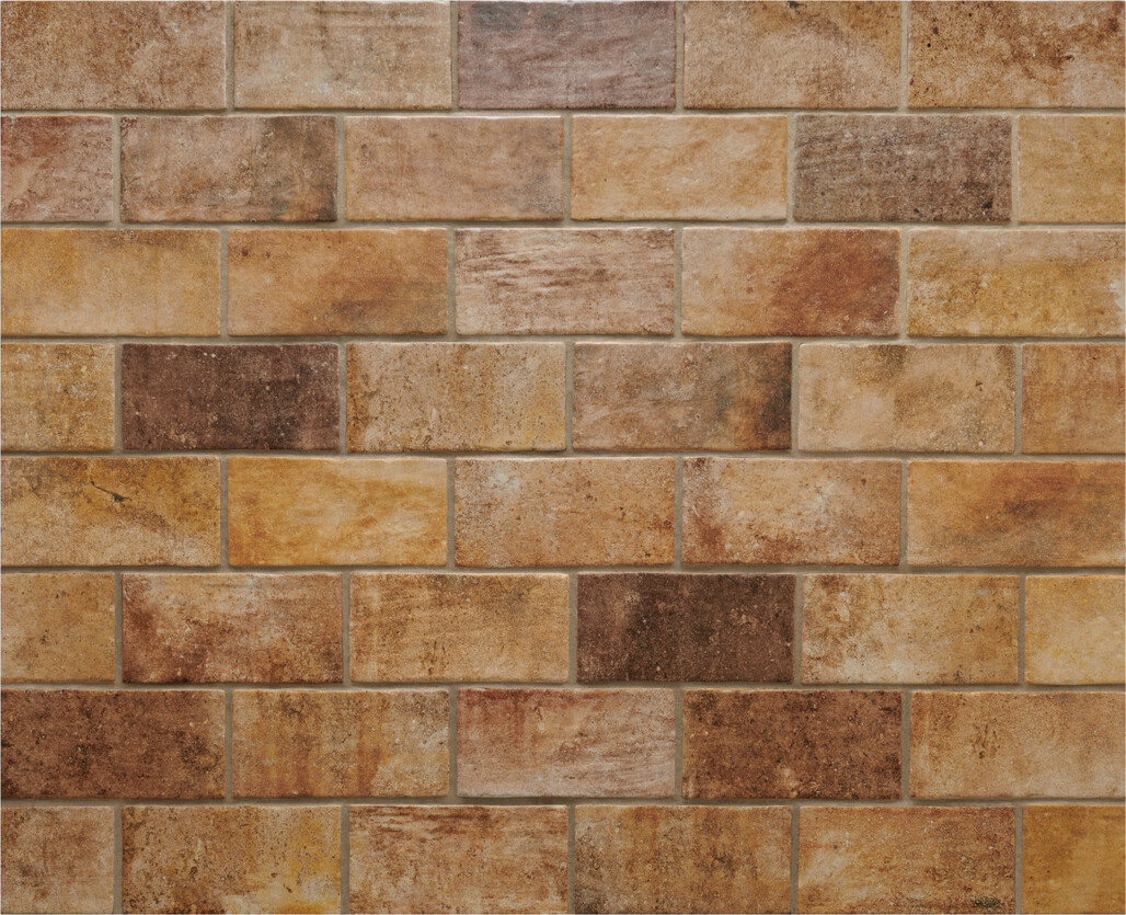 Ceramica Rondine Recovery Stone Ocra 13x25 cm Bodenfliese / Wandfliese Matt Strukturiert Naturale J91603 Prints