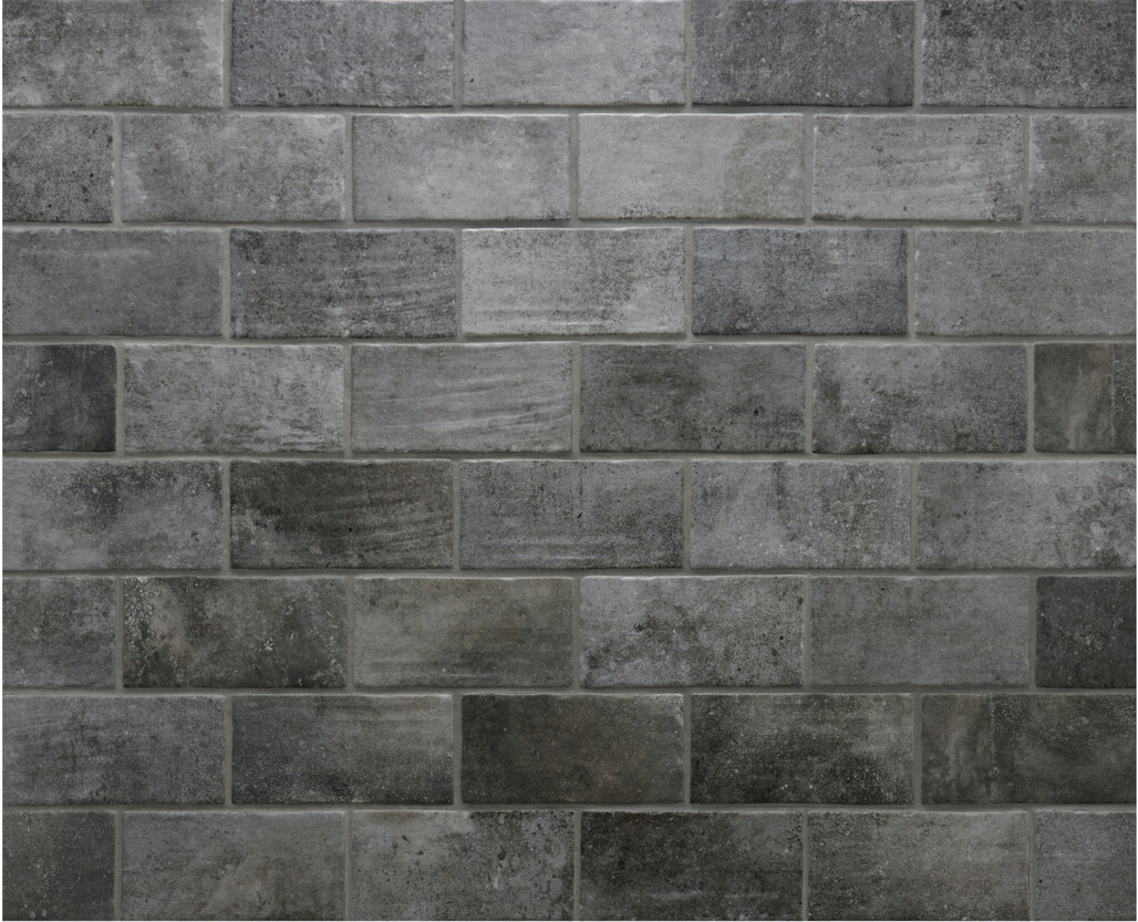 Ceramica Rondine Recovery Stone Grey 13x25 cm Bodenfliese / Wandfliese Matt Strukturiert Naturale J91327 Prints