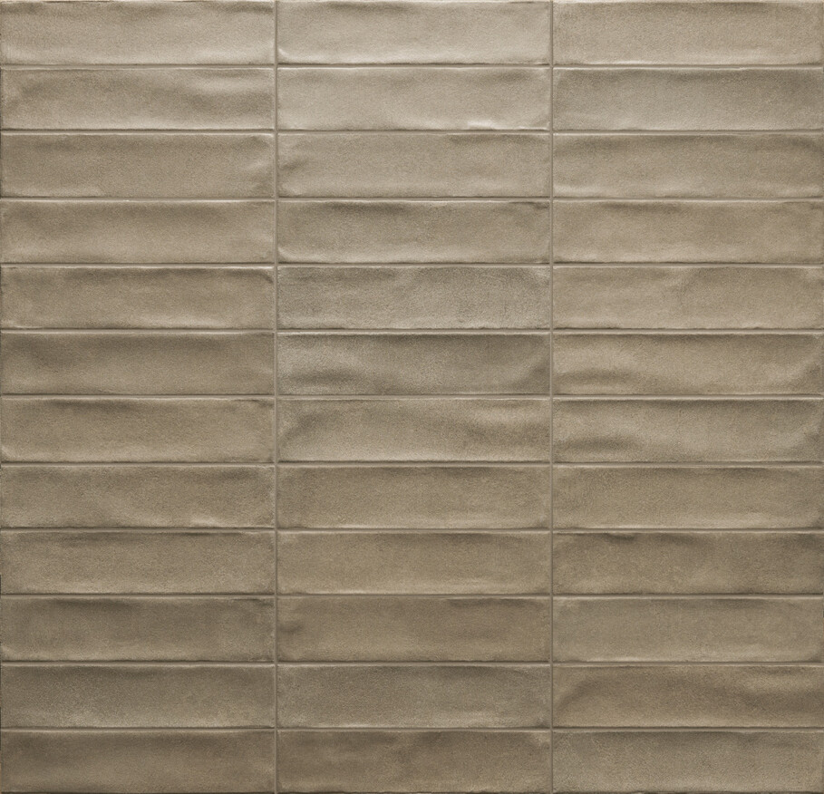 Ceramica Rondine Cruda Brick Beige 4.8x20 cm Bodenfliese / Wandfliese Brick Matt Strukturiert Naturale J92613 Prints