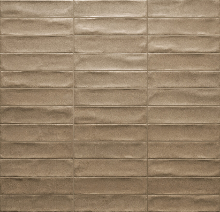Ceramica Rondine Cruda Brick Sabbia 4.8x20 cm Bodenfliese / Wandfliese Brick Matt Strukturiert Naturale J92615 Prints