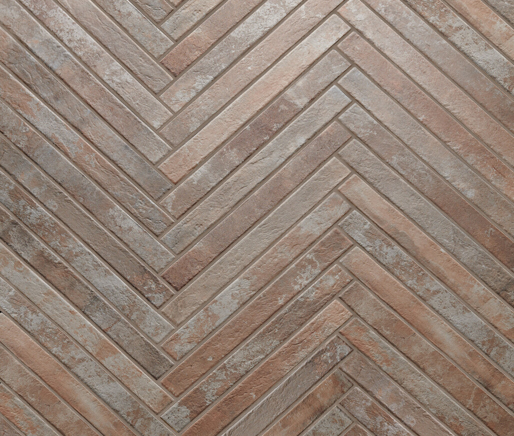 Ceramica Rondine Harlem Sand 4.8x45 cm Bodenfliese / Wandfliese Brick Matt Strukturiert Naturale J92498 Prints