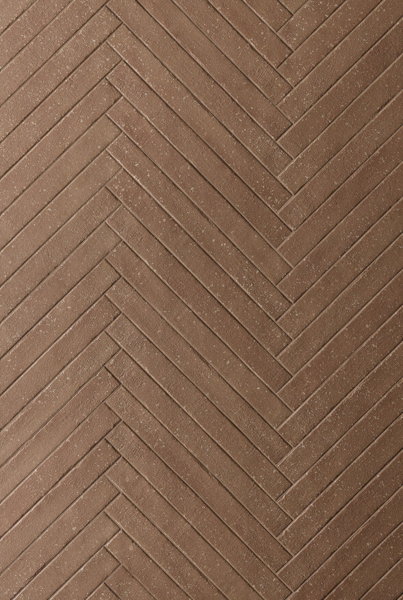 Ceramica Rondine Mixture Cardboard 4.8x45 cm Bodenfliese / Wandfliese Brick Matt Strukturiert Naturale J93632 Prints