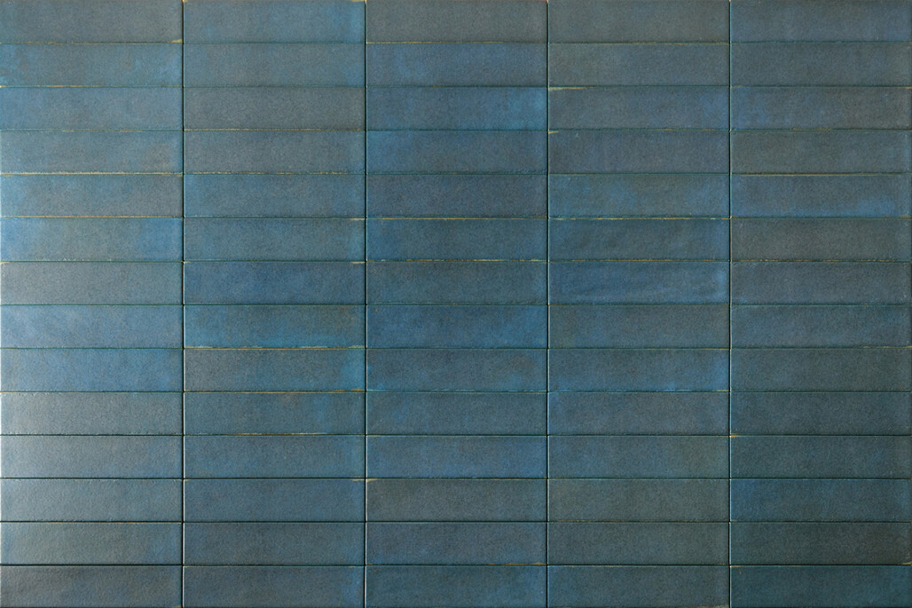 Ceramica Rondine Noho Blu 6x25 cm Bodenfliese / Wandfliese Brick Matt Strukturiert Naturale J89530 Prints