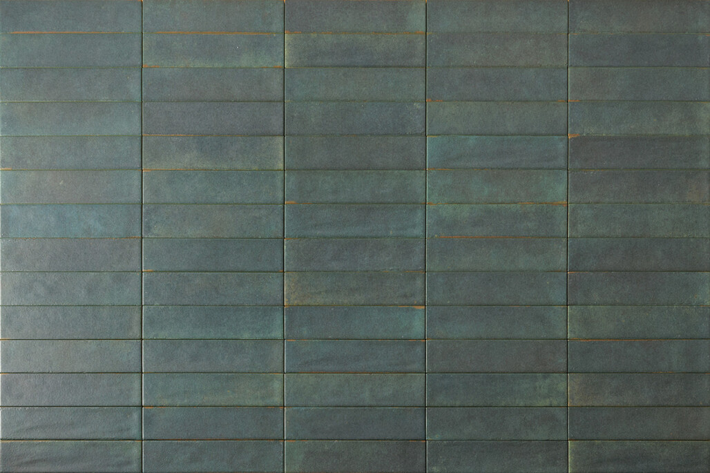 Ceramica Rondine Noho Emerald 6x25 cm Bodenfliese / Wandfliese Brick Matt Strukturiert Naturale J89531 Prints