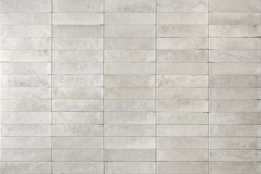 Ceramica Rondine Noho Light Grey 6x25 cm Bodenfliese / Wandfliese Brick Matt Strukturiert Naturale J89533 Prints